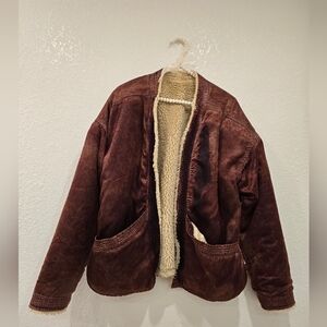 FREECITY x Anthropologie Faux Shearling Jacket S